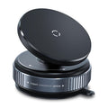 Vacuum magnetic phone mount with twist-lock suction base and round magnetic head, shown at an angle