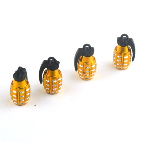 Grenade valve caps side detail